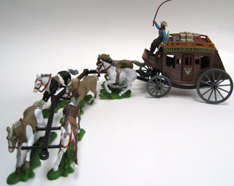 Toy Soldier Collector DSG Old West Stage Coaches 