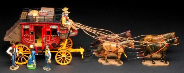 Toy Soldier Collector Figarti - The Western Stagecoach  