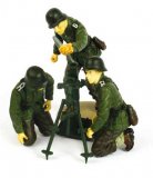 Toy Soldier Collector 21st Century Toys - WWII mortar sets 