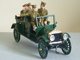 Toy Soldier Collector Yeomanry Miniatures - World at War Series - Staff Car & Personnel 